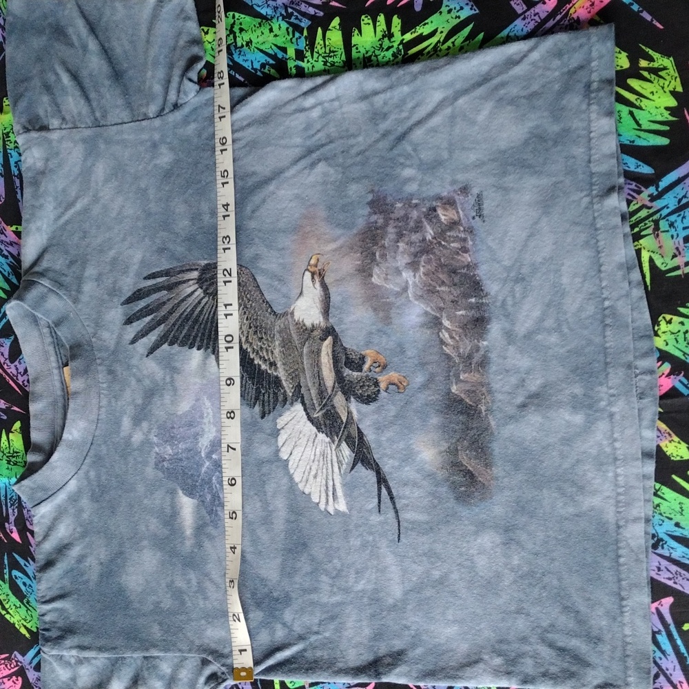 VTG 1999 The Mountain Bald Eagle Double Sided Niagra Falls T-Shirt - Picture 3 of 7